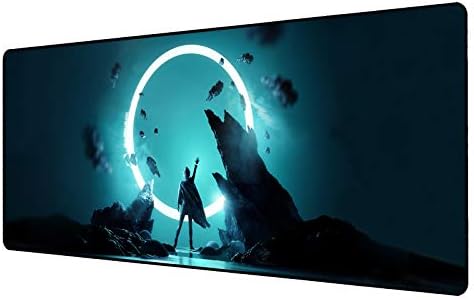 Large Gaming Mouse Pad,Stitched Edges and Non-Slip Rubber Mouse Mat,Extended Mouse Pad for Computer Laptop 31.5×11.8 inches