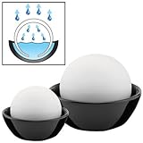 Amos Atmos Sphere Humidificador de Aire Evaporativo de Agua Conjunto de 2 Piedras Decorativas Para Humidificación Natural Ecológica de Hogar Casa Oficina