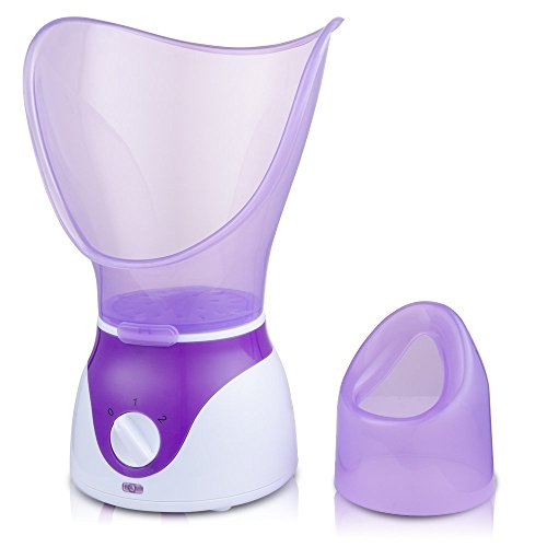Facial Steamer Spa Sinus Steam Inhaler Mist Moisturizer Nano Steamer Sprayer for Face Nose Facial Mask skin Humidifier Facial Sauna Aromatherapy Diffuser Purple