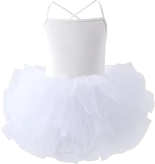 Toddler Girls Ballet Skirted Leotards Strap Tutu Dress Party Costumes for Dance 18Months to 7t - Buy now