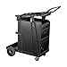 VEVOR Welding Cart, 2 Drawers Welder Cart Heavy Duty with Anti-Theft Lockable Cabinet, 350LBS Static Weight Capacity, 360° Swivel Wheels, Tank Storage Safety Chains for MIG TIG Welder, Plasma Cutter