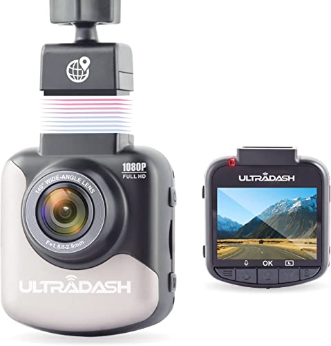 Cansonic UltraDash C1 - Cámara magnética para salpicadero de coche, DVR, grabadora de video digital para conducción con Full HD 1080P 140 grados de gran angular G-sensor con sensor de imagen Exmor