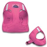 CHOKE FREE REFLECTIVE STEP IN ULTRA HARNESS - PINK - ALL SIZES - AMERICAN RIVER (XXS) by Doggie Design