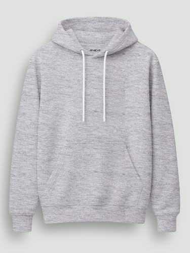 Image of Amazon Brand - Anarva Men's Regular Fit Cotton Hoodie | Comfortable Winter Hoodie with Kangaroo Pocket & Adjustable Hood | Soft Warm Casual Wear for Everyday Use