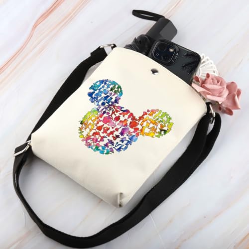 BDPWSS Cartoon Mouse Lover Handbag Cute Mouse Themed Crossbody Bag Fairy Tales Merchandise Vacation Trip Gift4