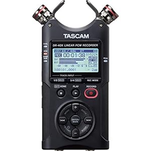 Tascam DR-40X draagbare viertraps audiorecorder en USB-interface