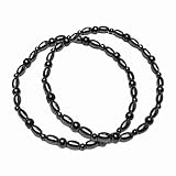 VIKI LYNN Magnetic Hematite Ankle Bracelet Anklet, 9.5