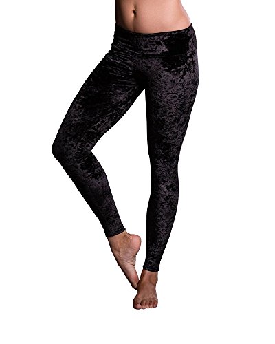 Onzie Hot Yoga Leggings 209 Black Velvet (Black Velvet, Medium/Large)
