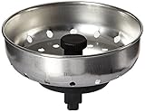 Winco Sink Strainer with Stopper, 3 .13-Inch