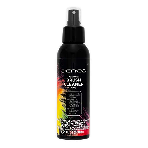 Denco Waterless Spray Brush Cleaner - 6.75 Fl Oz, 4978N, Rinse-Free, Quick-Dry, Germany #TOP17