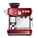Produktbild Sage - The Barista Express Impress - Unterstützt Stopfung Bohnenkaffeemaschine mit Milchaufschäumer, Roter Samtkuchen