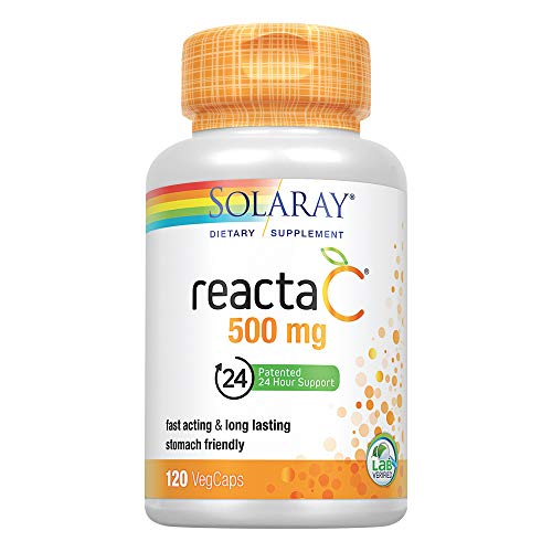 Solaray Reacta-C with Bioflav Capsules, 500 mg | 120 Count