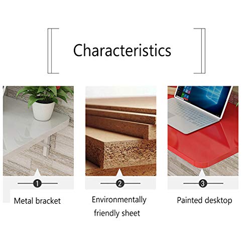 Table murale pliante à abattants pour optimiser un studio ou un balcon - 5