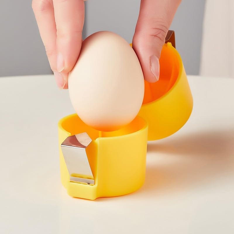 Egg Shell Opener, 3 Pcs Egg Separator for Raw Eggs