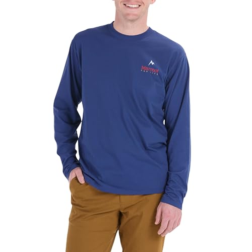 T-Shirt Manches Longues Marmot Men's for Life Bleu Crépuscule XXL