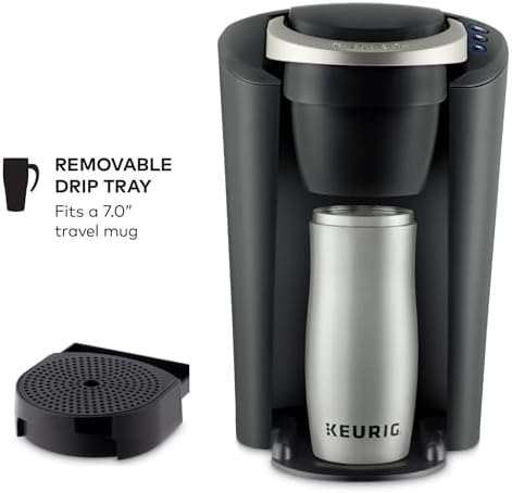 Keurig K-Compact Single-Serve K-Cup Pod Coffee Maker, with 3 Brew Sizes, Smart Start Feature, 36oz Removable Reservoir, Black - 2