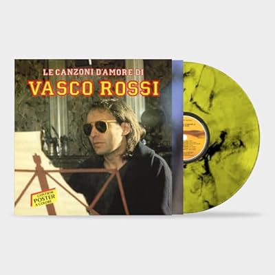 Le Canzoni D'Amore Di Vasco Rossi - 180-Gram Yellow & Black Marble Colored Vinyl