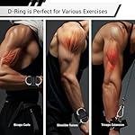 Weightlifting Straps with D Ring, Wrist Support for Men, Heavy Duty Thick Comfortable Lifting Straps, Adjustable Lifting Wrist Straps for Gym - Men & Women - Image 2