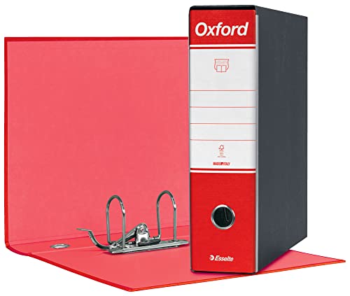 Esselte G83 Oxford Registratore - F.To Commerciale Dorso 8 Cm - Rosso - 1 Pezzo - 390783160