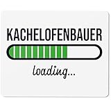 JUNIWORDS Mauspad Mousepad, Kachelofenbauer Loading (6201866)