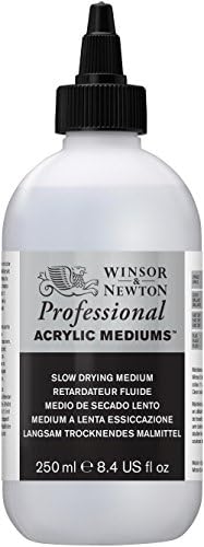 Winsor & Newton - Líquido acrílico para secado lento (250 ml, tam...