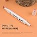 Arrtx Skin Tone Markers, ALP 36 Dual Tip Alcohol Based Art Pen Skin Markers for Illustration Sketching Drawing Coloring