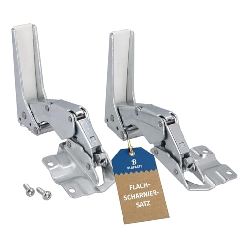 Bluparts Türscharnier Set Kühlschrankscharnier wie SIEMENS 12004051 /wie 00481147 für Kühlschrank Gefrierschrank Flachscharnier Schleppscharnier kompatibel mit Neff, Miele, Constructa, AEG Bluparts Türscharnier Set Kühlschrankscharnier wie SIEMENS 12004051 /wie 00481147 für Kühlschrank Gefrierschrank Flachscharnier Schleppscharnier kompatibel mit Neff, Miele, Constructa, AEG