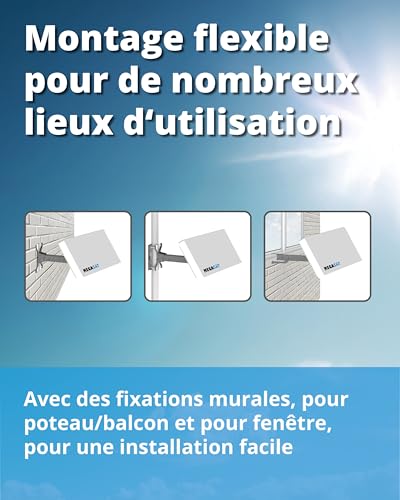 Megasat Antenne Plate D4 Profi-Line – Antenne Satellite pour 4 utilisateurs – vue 5