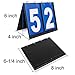 GOGO 2-Digital Portable Table Top Scoreboard, Score Keeper for Soccer, Football, Basketball, Games-Blue Card
