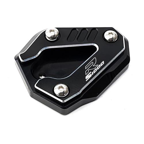 Extension béquille moto S1000R pour éviter la chute sur goudron chaud et herbe