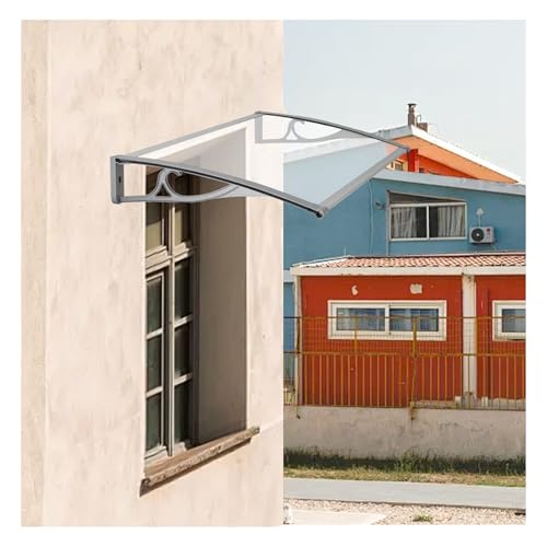 ZLSXAOASP Window Rain Shelter，Invisible Shelter，Door Patio Canopy ，Uv Protection Front Door Canopy，Sunshade And Rainproof, Resistant To Strong Typhoons, Various Styles(60cm/24in*180cm/71in