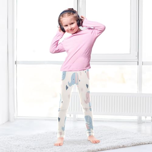 Bolaz Toddler Girls Leggings Printed Yoga Pants Leggings Lovely Elephant for Kids4