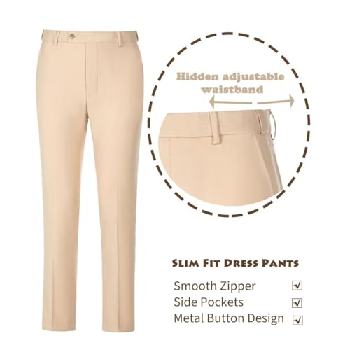 Stylish Mens Suits 3 Piece Slim Fit Suit for Men Peak Lapel Collar Blazer Vest Pants Tuxedo Set4