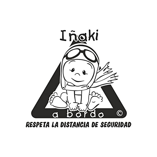 Adhesivo personalizado Bebé a bordo VPM32. Diseño único y exclusivo de VPM Original. Protegido por © desde 2001.