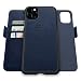 Produktbild Dreem Fibonacci 2in1 Handyhülle Flipcase für iPhone 11 Pro Max | Magnetisches iPhone Case | TPU Etui Lederhülle Schutzhülle, RFID Schutz, Veganes Kunstleder, Geschenkbox | Königsblau