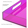 Aazon.co: Large Acrylic Tray Ottoan Coffee Table Tray With Handles 17x13'' Decorative Serving
