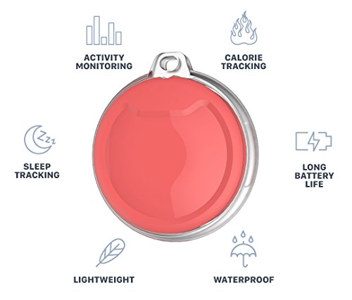 poof Pet Calorie and Activity Tracker, Coral, 7 Grams
