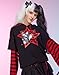 Winx Club Women's Hoodie Bloom Print Hoodie Pullover Sweatshirts Long Sleeve Shirts Black Red