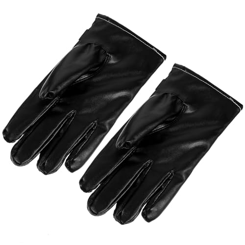 BESTYASH Winter Bike Gloves for Men, Warm Riding Gloves with PU Plush Grip