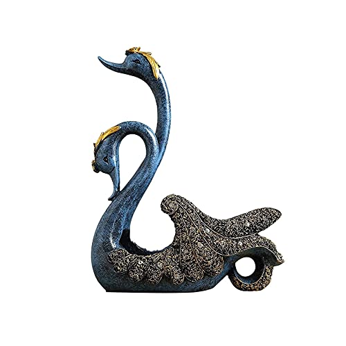Soporte para botellas de vino de resina ecológica azul miniatura 1