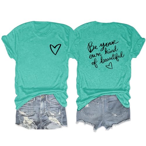 Image of Be Kind Womens T Shirts Cute Graphic Blessed Shirt Kindness Short Sleeve Tees Funny Inspirational T-Shirt Teacher Tops