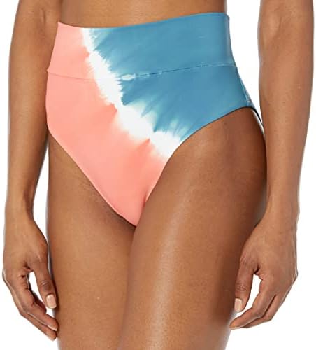 Skye Women's Standard Rachel High Waisted Bikini Bottom Swimsuit, Whitsunday Tie-Dye Print, Small