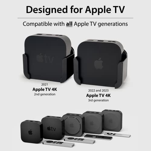TotalMount 2449 Mounting System for Apple TV 4 / TV 4K / TV 4K HDR / TV5 (with Adapter for TV 2 and 3)