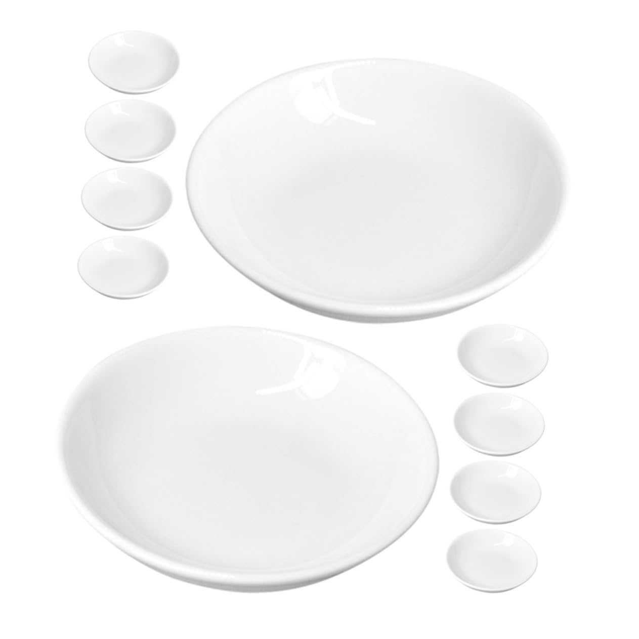Plateaux de peinture ronds pour ateliers créatifs et mélanges aquarelle en famille
