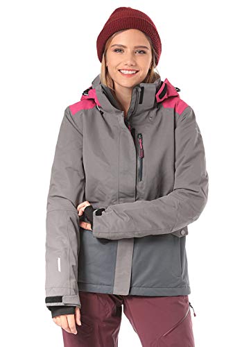 ICEPEAK Damen Katlyn Jacke, grau, 42.0