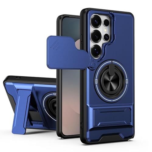 Coque Samsung S26 Ultra étui magnétique antichoc bleu avec support