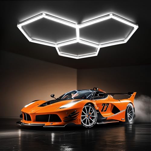 3 Hex Lámpara de techo LED