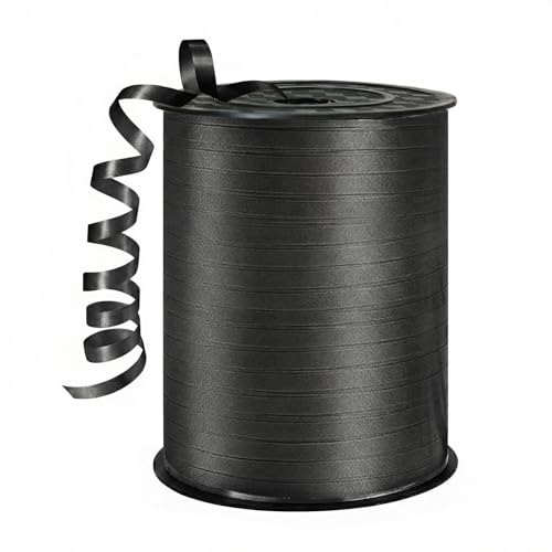 500 Yards Curling Ribbon Black Balloon String Ribbonfor Gift WrappingParty Decoration Wedding BirthdayArt Crafts Florist Flower