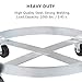 TUFFIOM Heavy Duty Drum Dolly, 1000 lbs. 55 Gallon Barrel Cart, Non-Tipping, Steel, 4 Swivel Casters, Wheeled Hand Truck for Drum Handling Industrial Use (1)