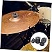 COOLHIYA 8pcs Non-slip Cymbal Felts Drum Set Accessories Noise Reduction Drum Replacement Parts for Beginners and Professionals Fit for All Brands Practice and Performance